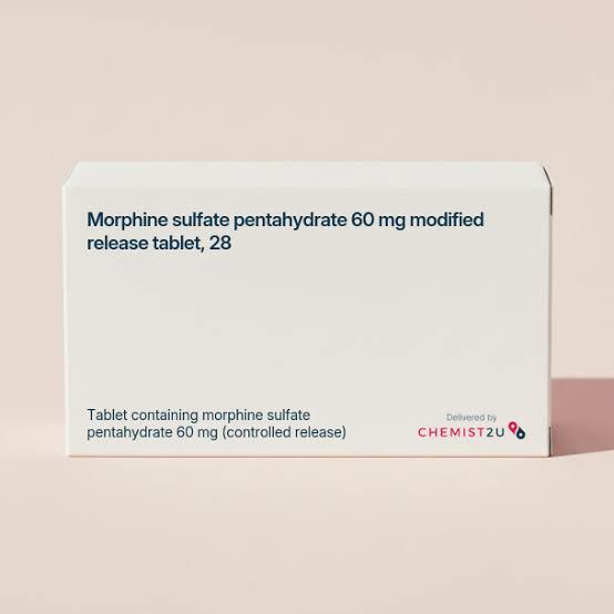 Comprimidos de morfina de 60 y 100 mg disponibles sin receta