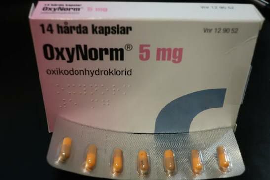 Comprimido de OxyNorm de 20 mg disponible sin receta