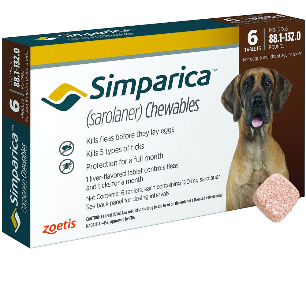 Kupte si Simparica Trio vkac tablety pro psy